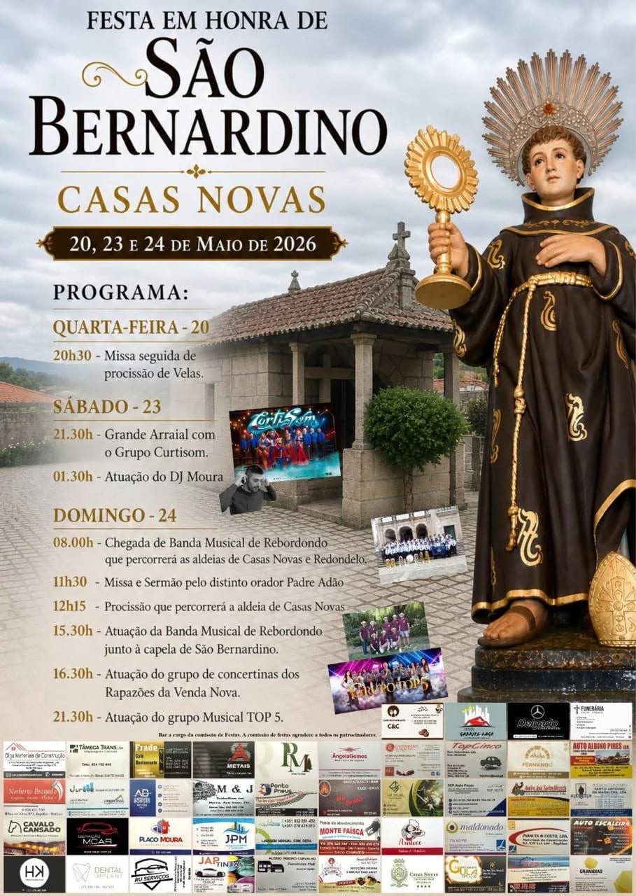 Cartaz de Festa em Honra de São Bernardino