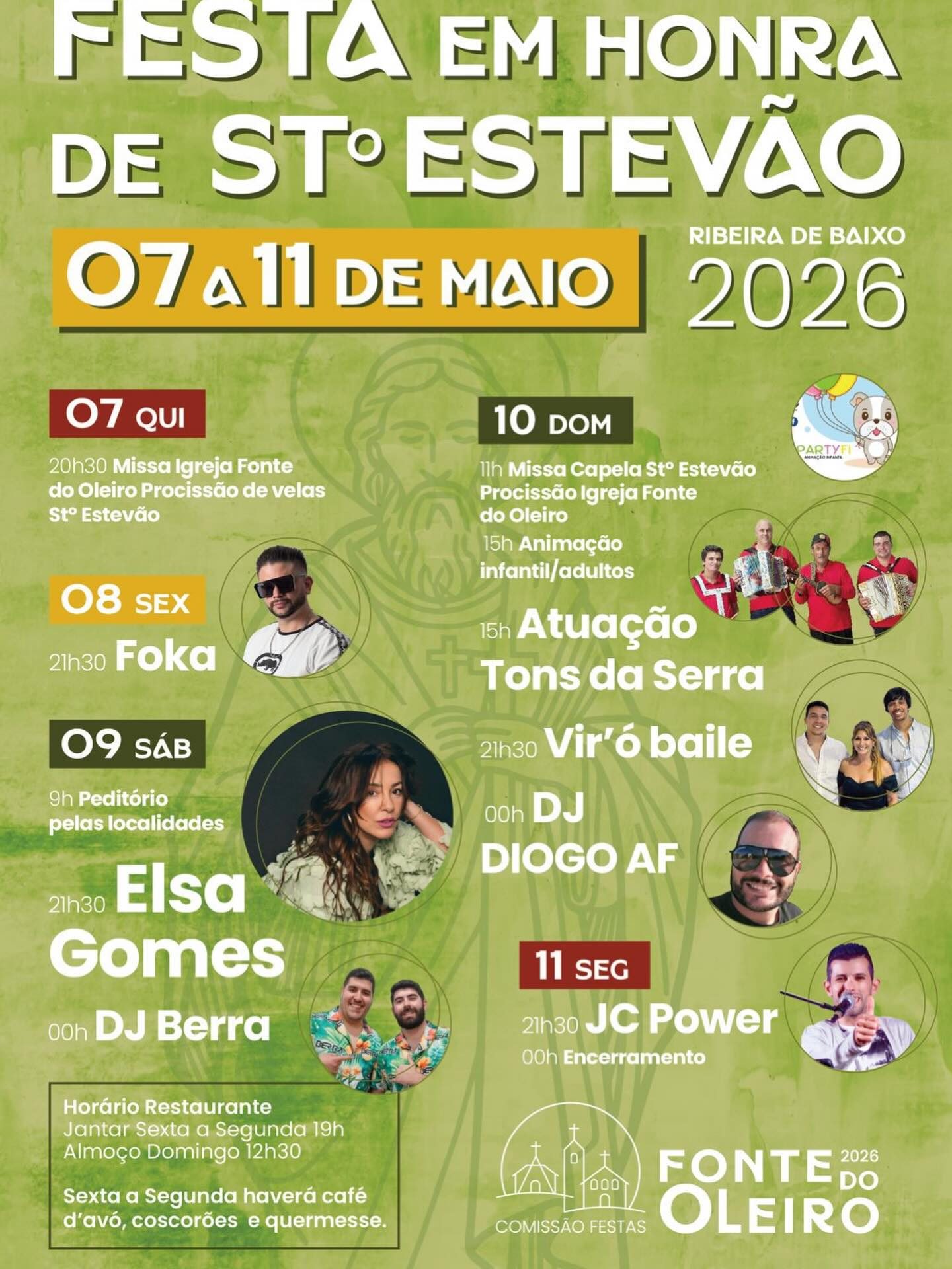 Cartaz de Festa em Honra de São Estevão