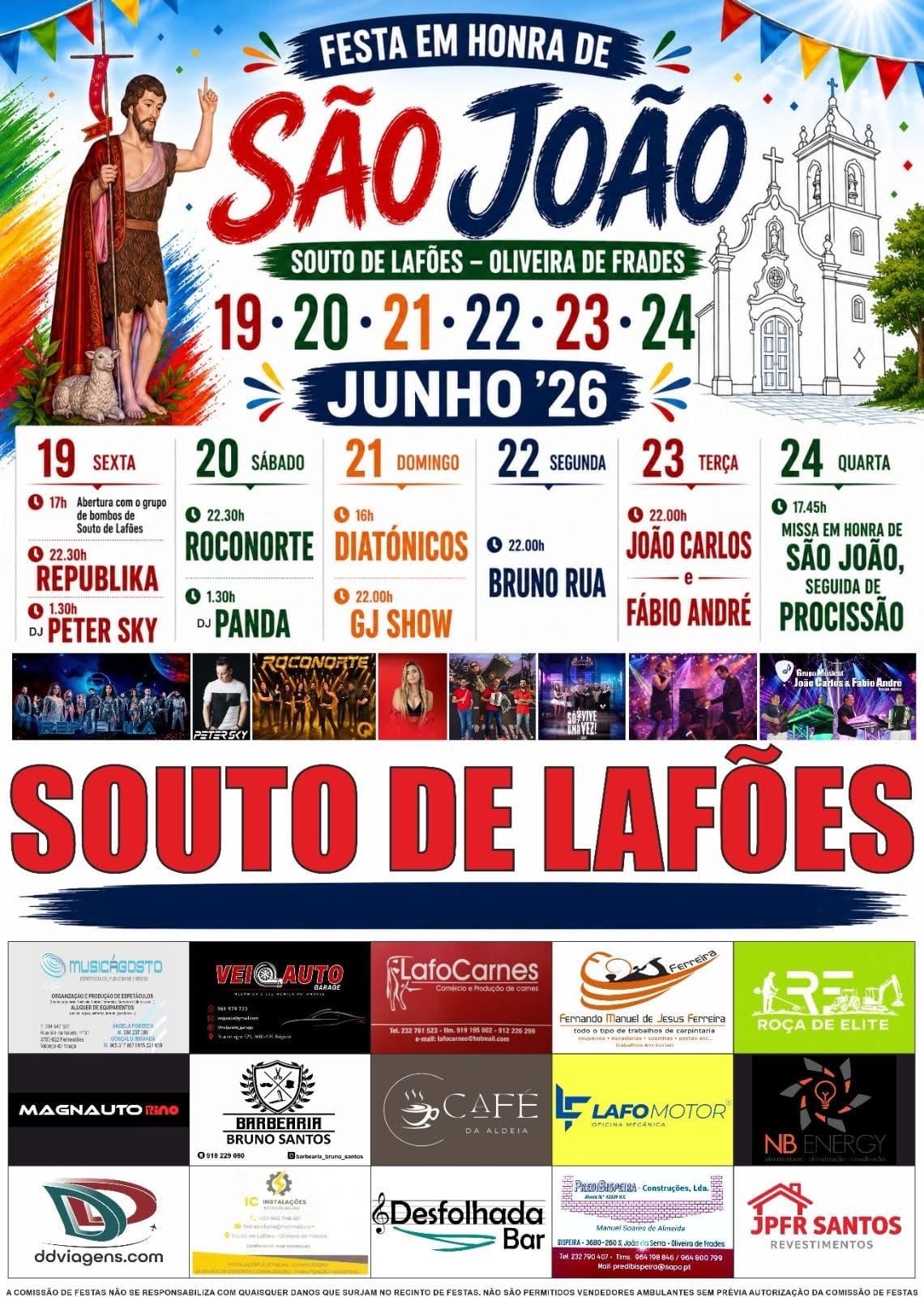 Cartaz de Festa em Honra de São João