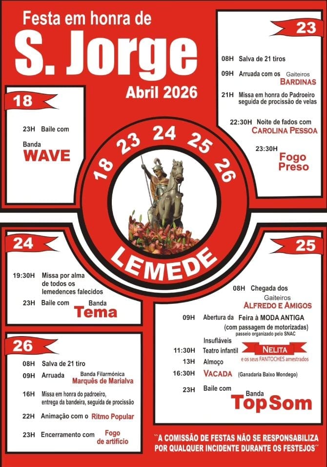 Cartaz de Festa em Honra de São Jorge