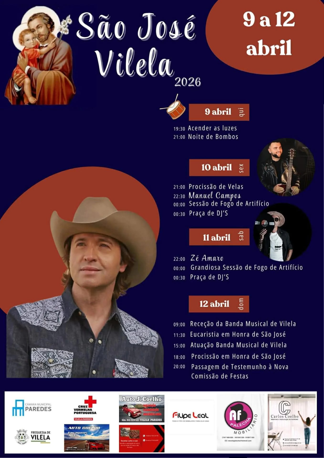 Cartaz de Festa em Honra de São José