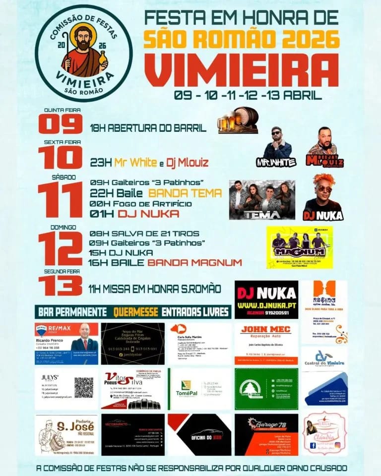 Cartaz de Festa em Honra de São Romão