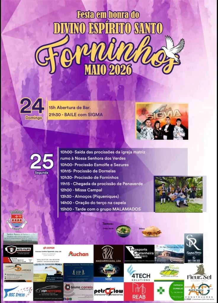 Cartaz de Festa em Honra do Divino Espírito Santo