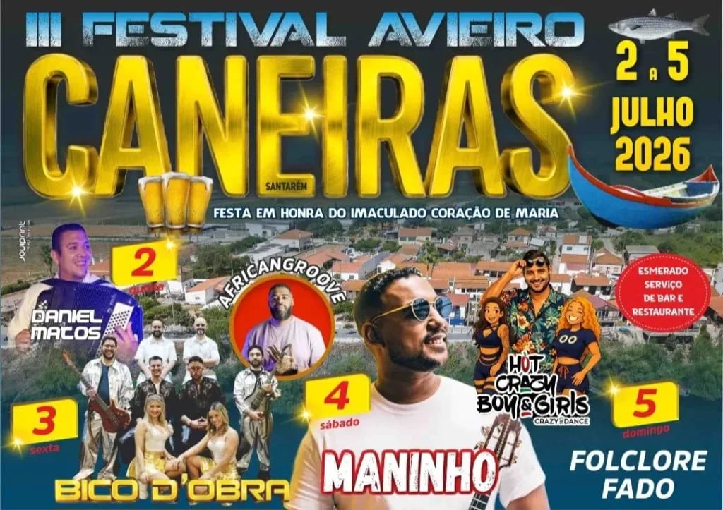 Cartaz de Festa em Honra do Imaculado Coração de Maria