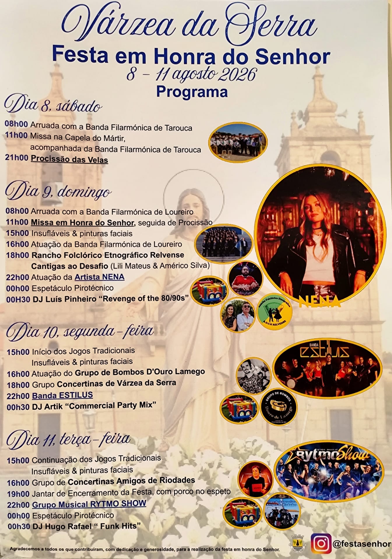 Cartaz de Festa em Honra do Senhor