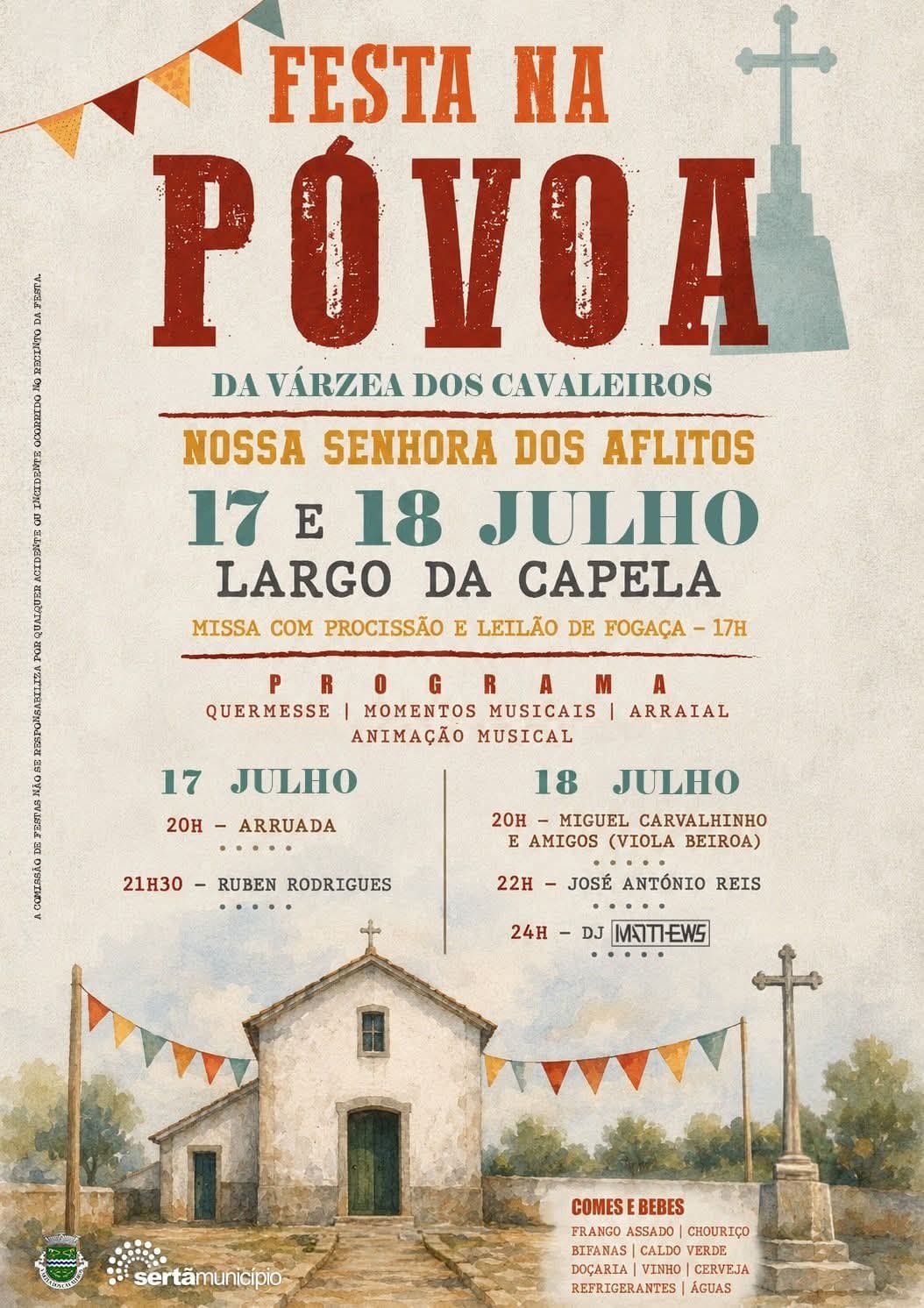 Cartaz de Festa na Póvoa