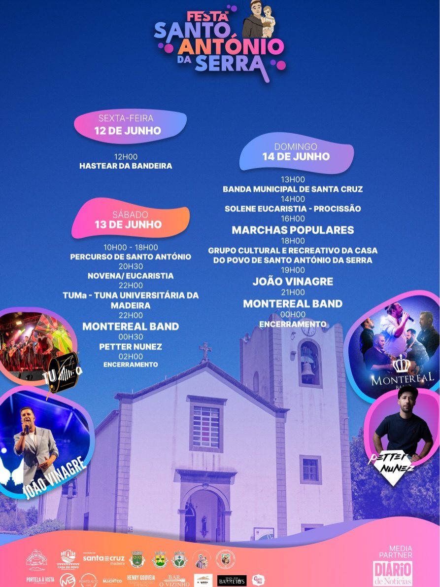 Cartaz de Festa Santo António da Serra