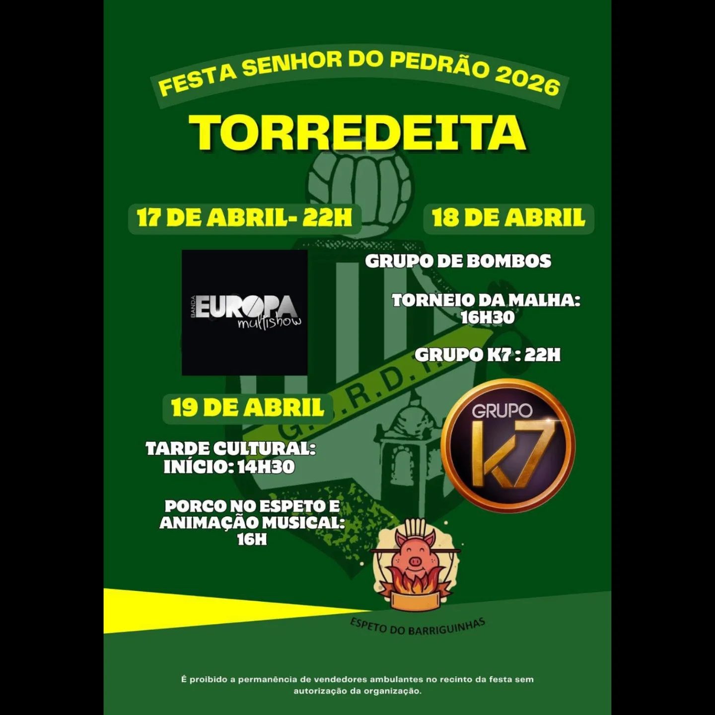 Cartaz de Festa Senhor do Pedrão