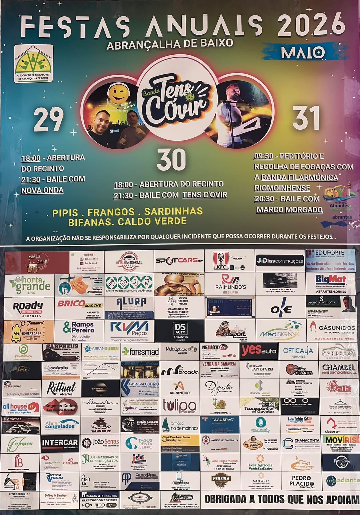Cartaz de Festas Anuais