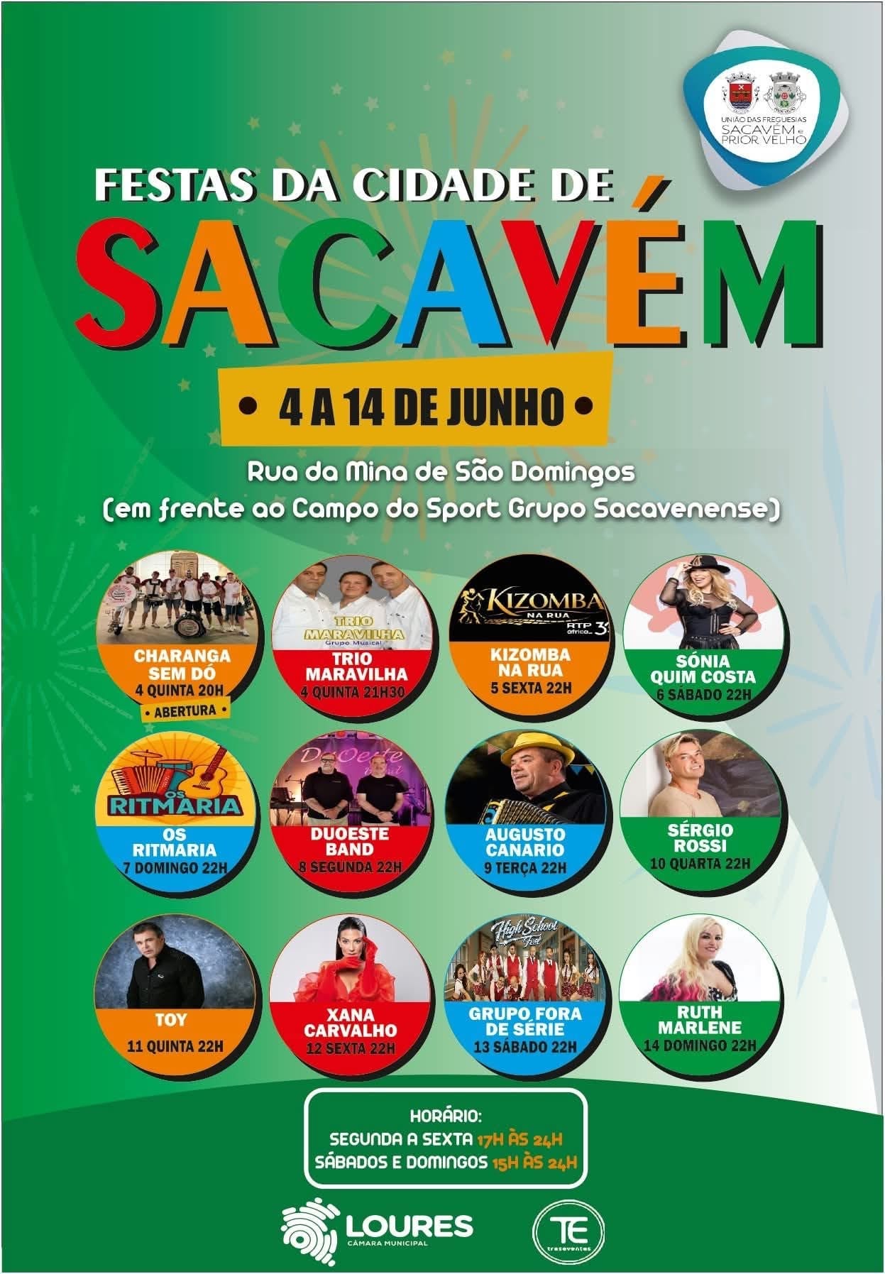 Cartaz de Festas da Cidade de Sacavém
