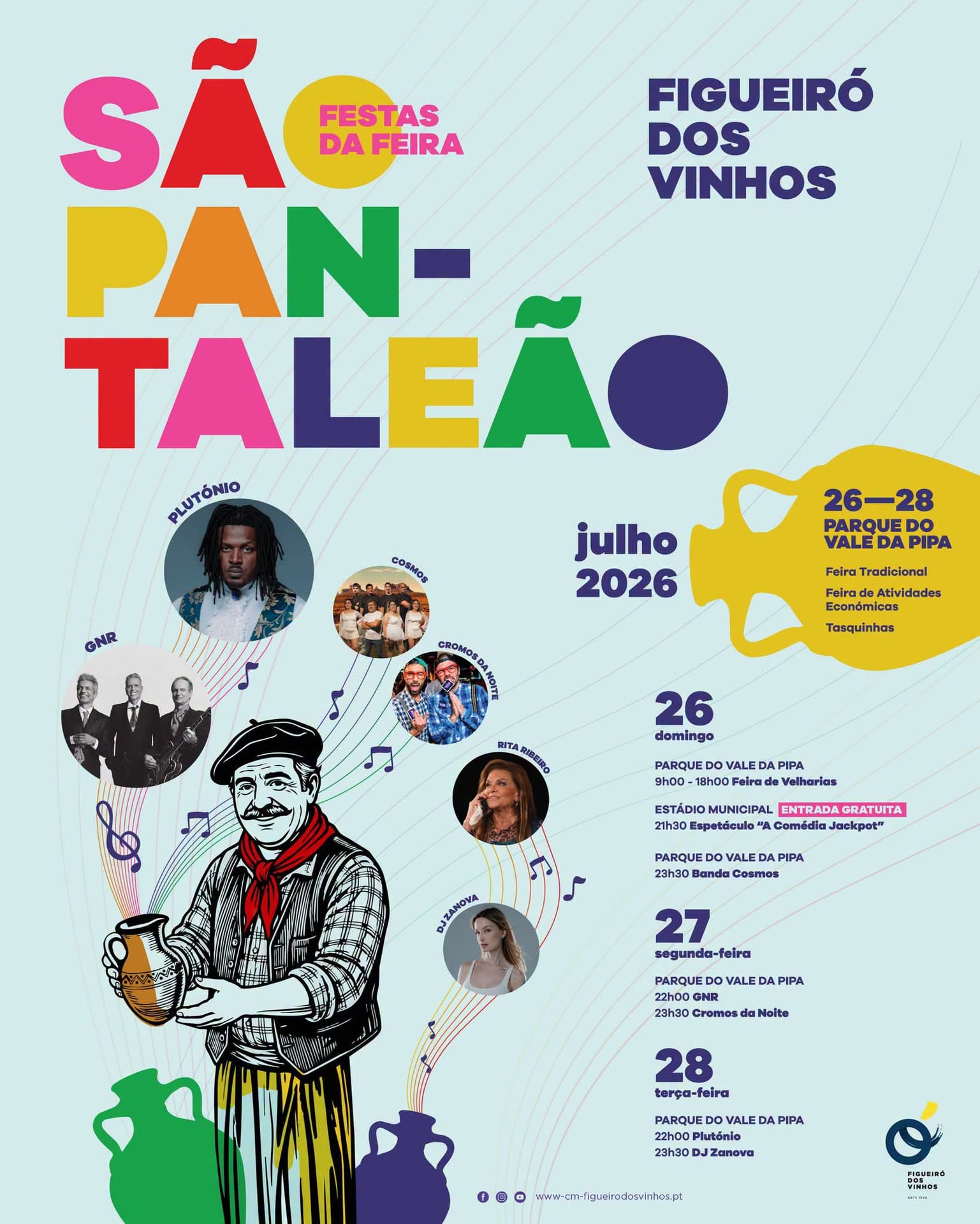 Cartaz de Festas da Feira - São Pantaleão