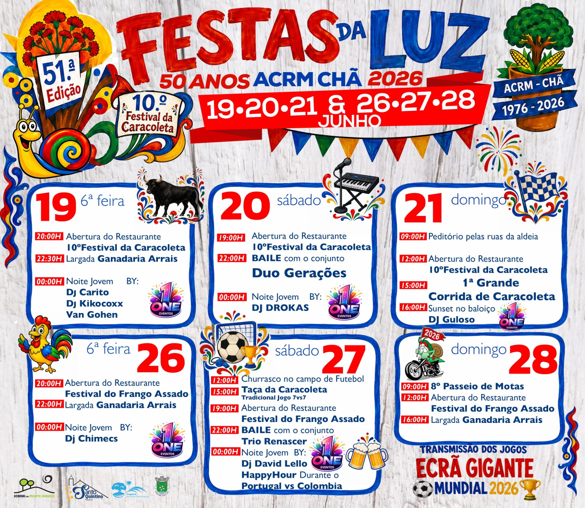 Cartaz de Festas da Luz