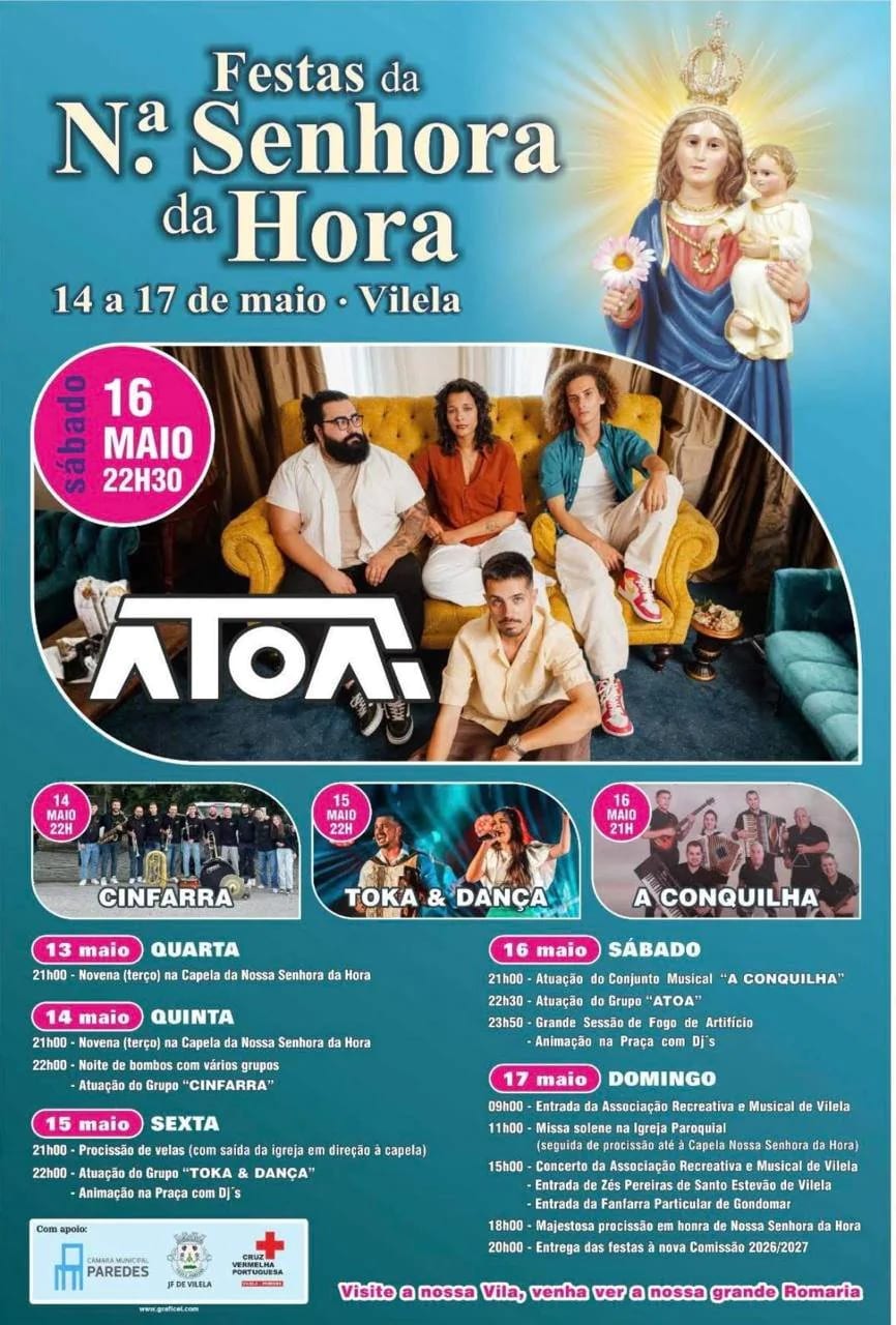 Cartaz de Festas da N.ª Sr.ª da Hora