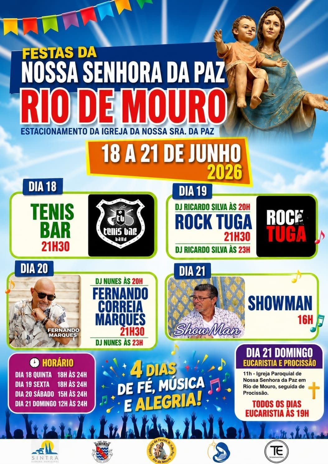 Cartaz de Festas da N.ª Sr.ª da Paz