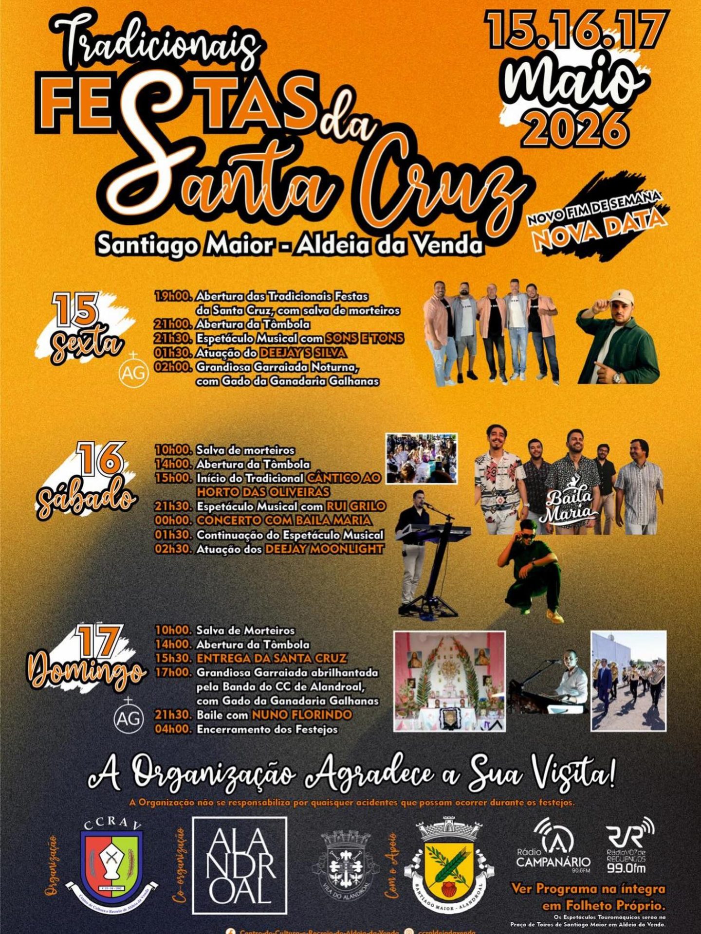 Cartaz de Festas da Santa Cruz