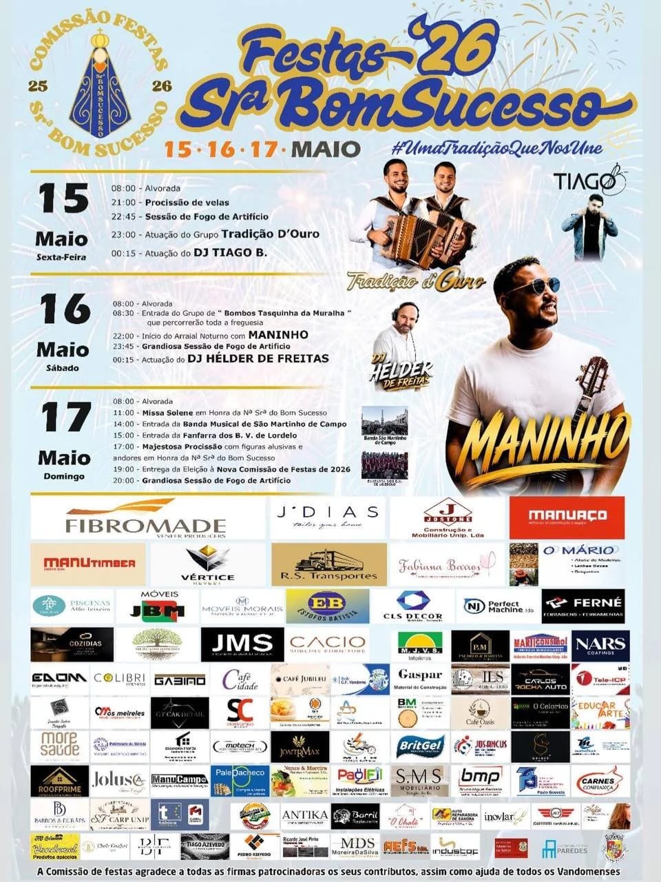 Cartaz de Festas da Sr.ª do Bom Sucesso