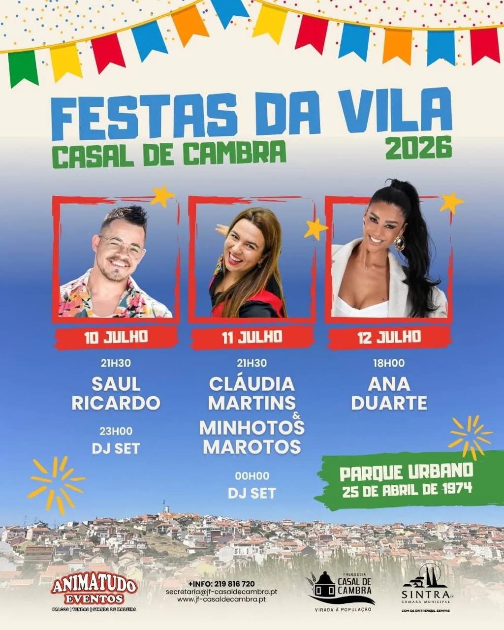 Cartaz de Festas da Vila