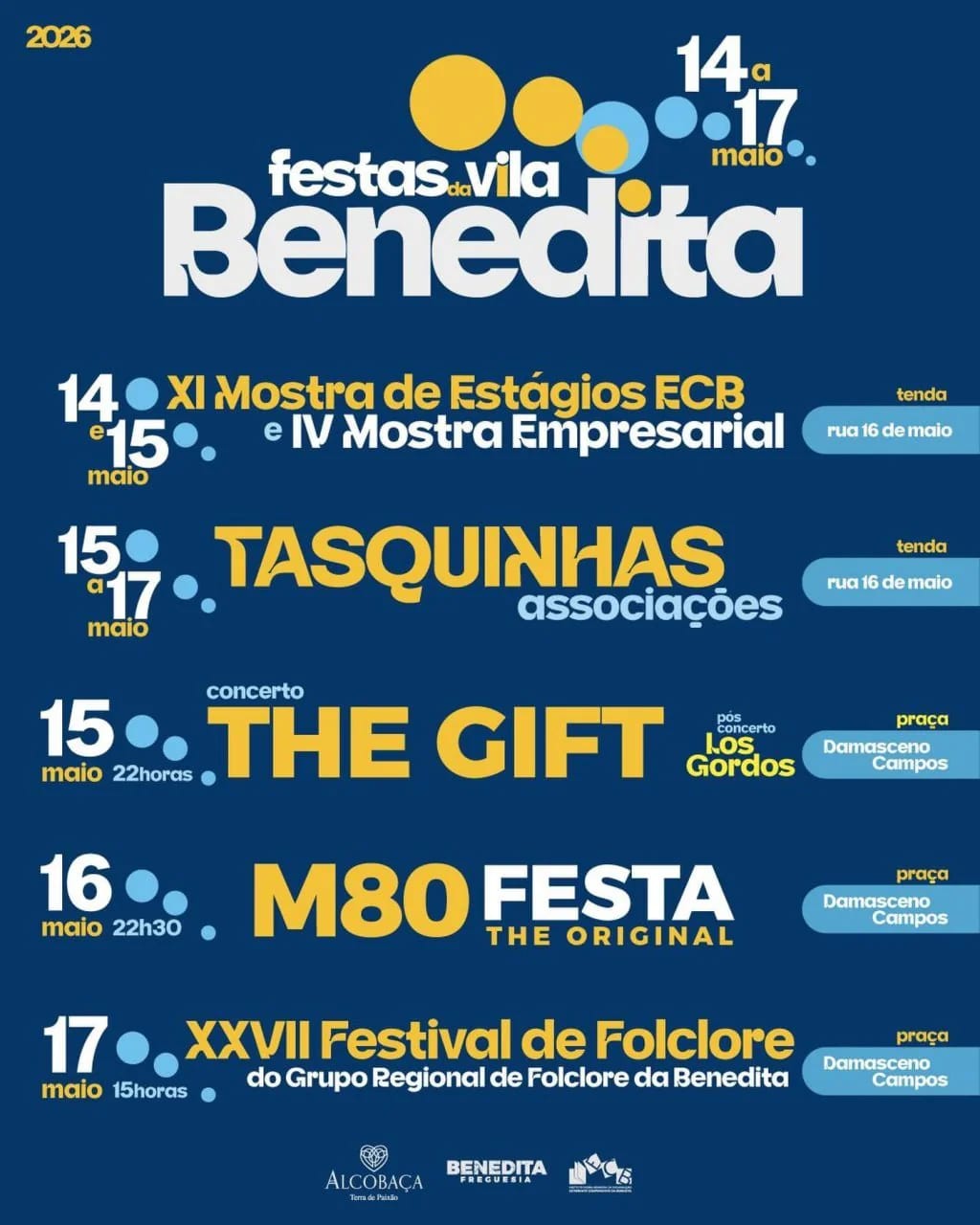 Cartaz de Festas da Vila Benedita