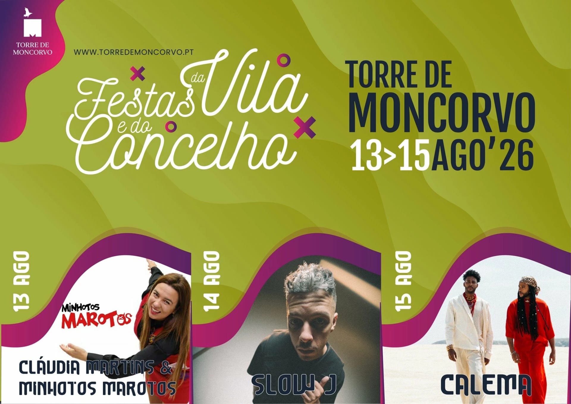 Cartaz de Festas da Vila - Torre de Moncorvo