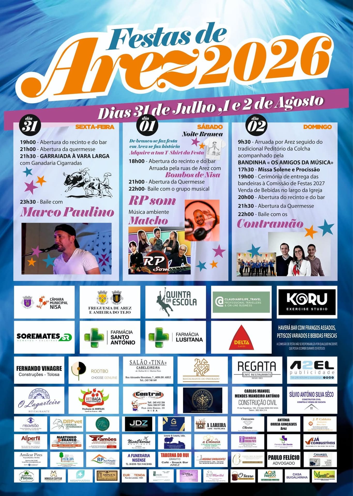 Cartaz de Festas de Arez