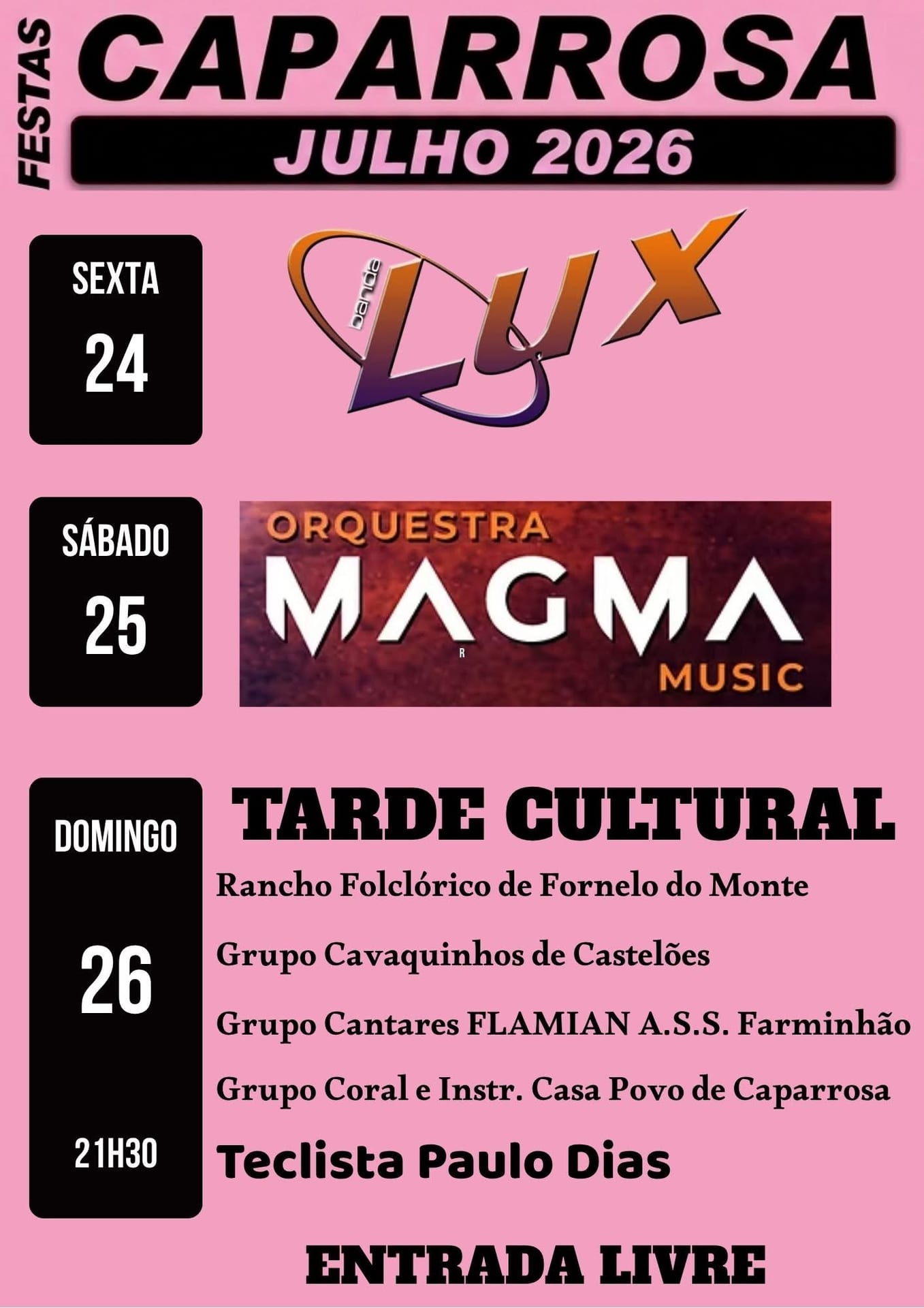 Cartaz de Festas de Caparrosa
