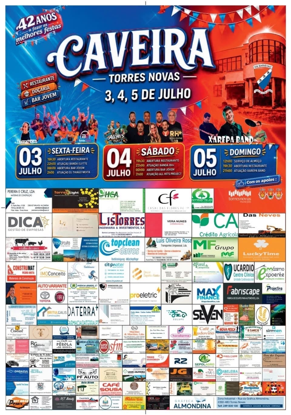 Cartaz de Festas de Caveira