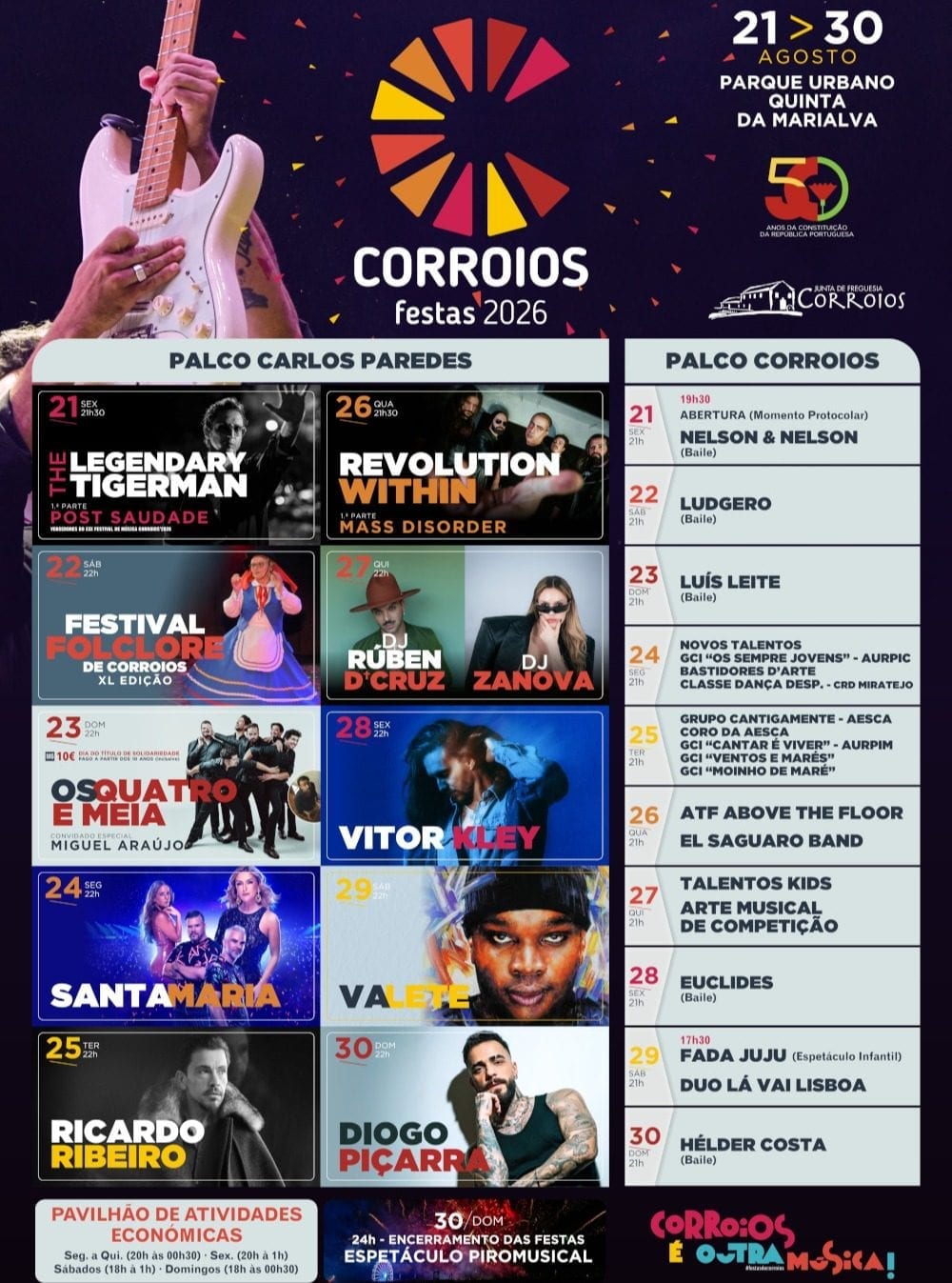 Cartaz de Festas de Corroios