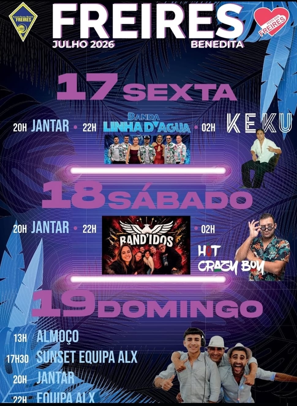 Cartaz de Festas de Freires