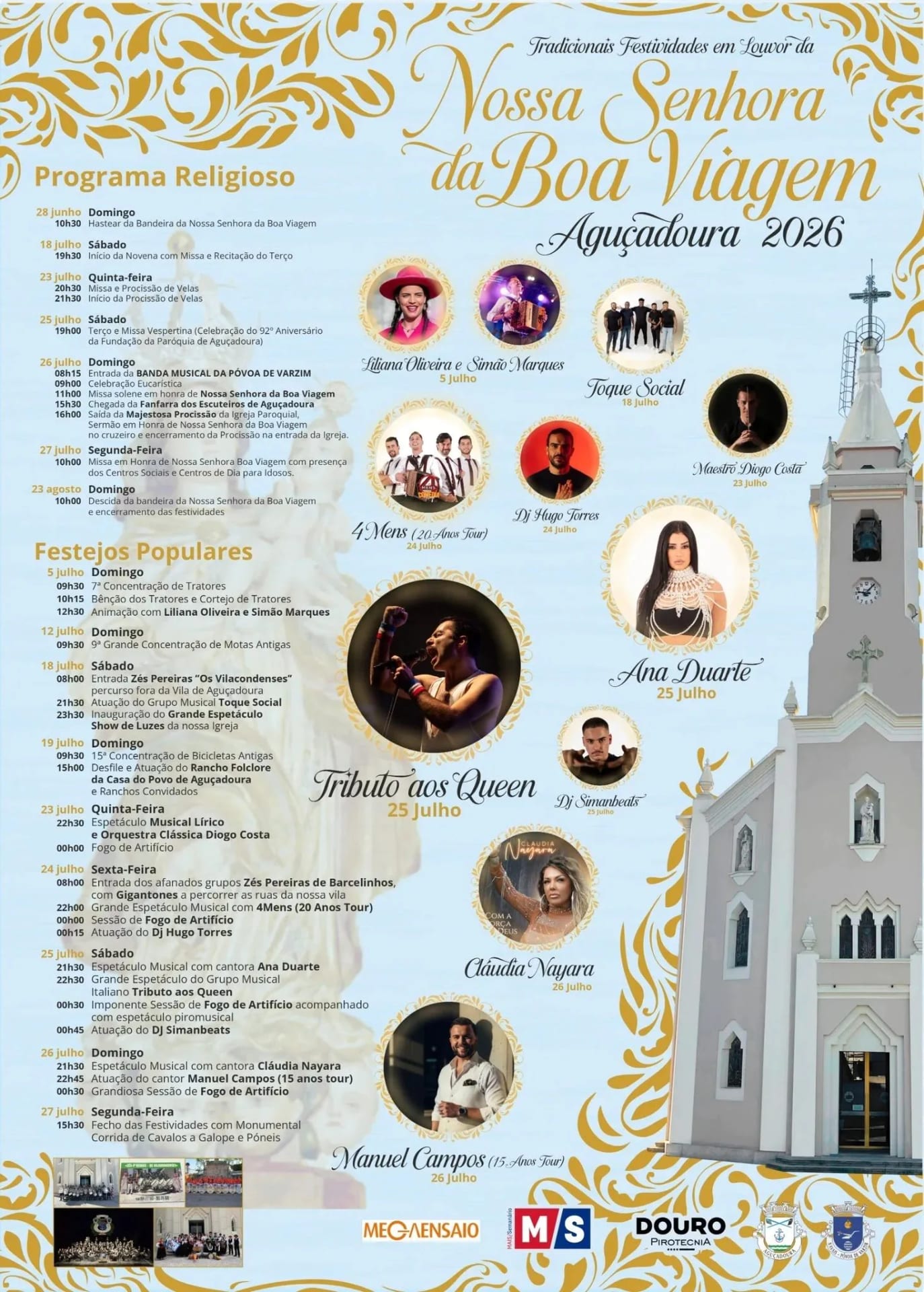 Cartaz de Festas de N.ª Sr.ª da Boa Viagem