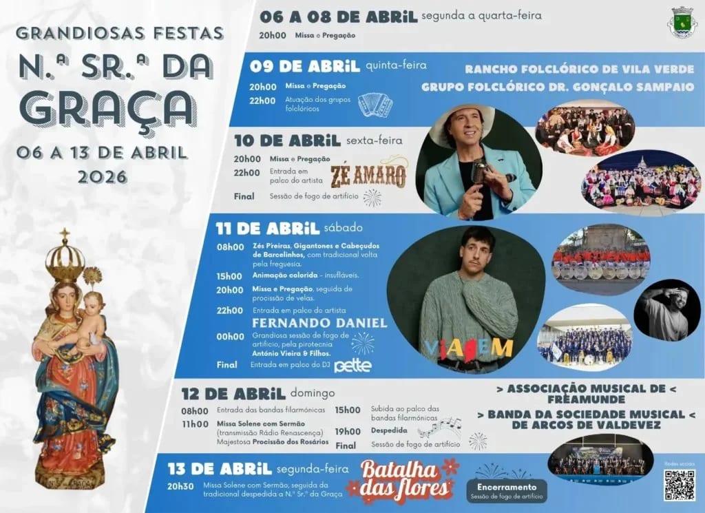 Cartaz de Festas de N.ª Sr.ª da Graça