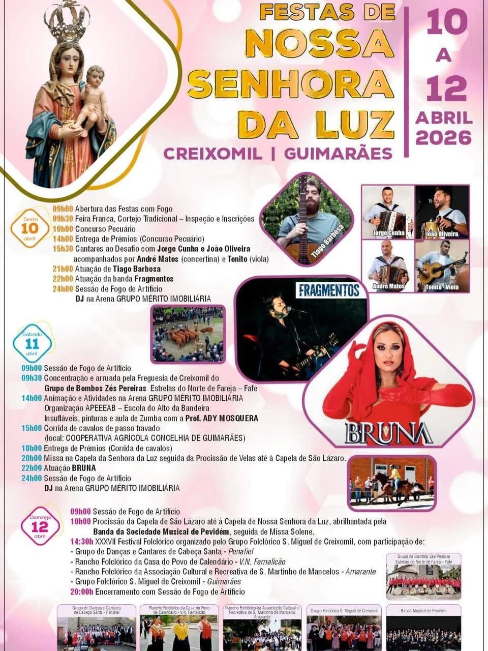 Cartaz de Festas de N.ª Sr.ª da Luz