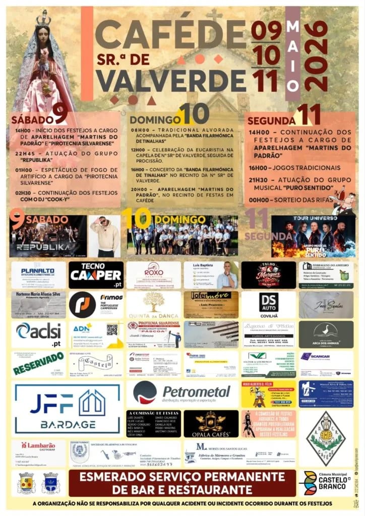 Cartaz de Festas de N.ª Sr.ª de Valverde