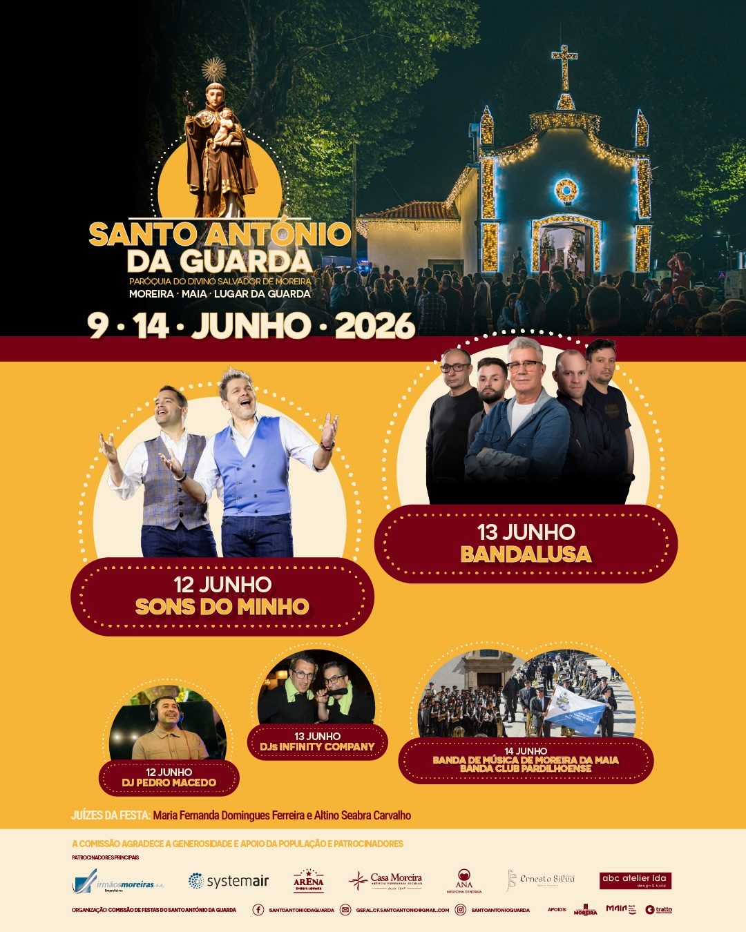 Cartaz de Festas de S. António da Guarda