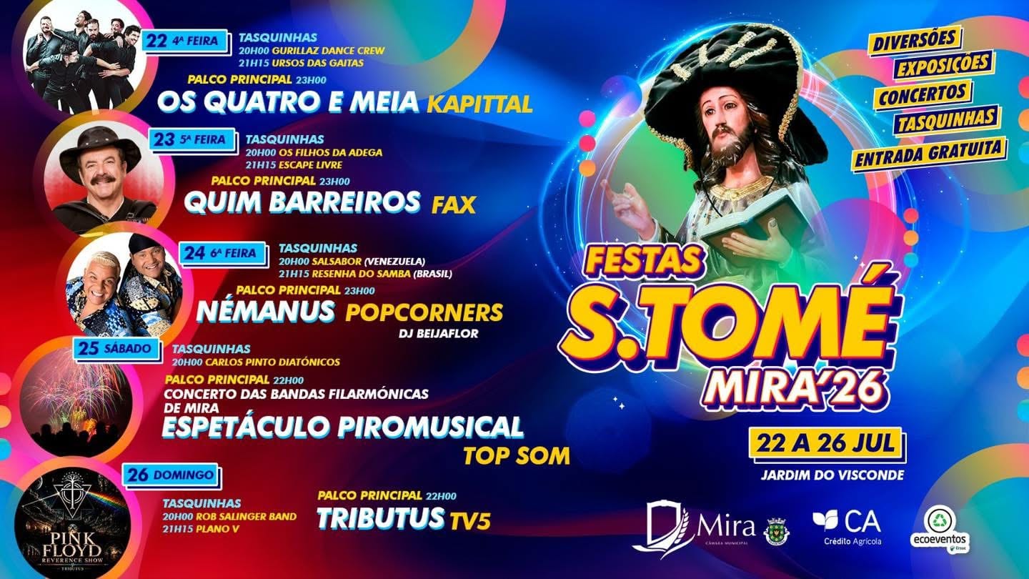 Cartaz de Festas de S. Tomé