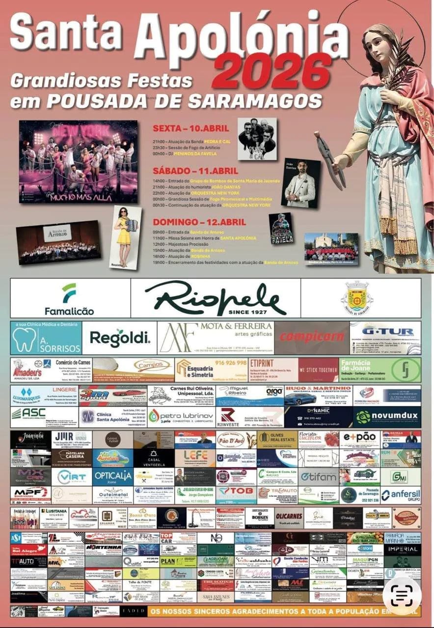 Cartaz de Festas de Santa Apolónia