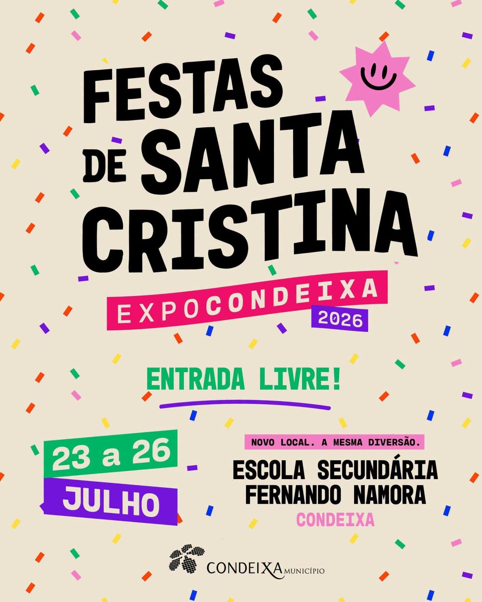 Cartaz de Festas de Santa Cristina