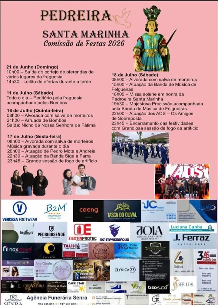 Cartaz de Festas de Santa Marinha