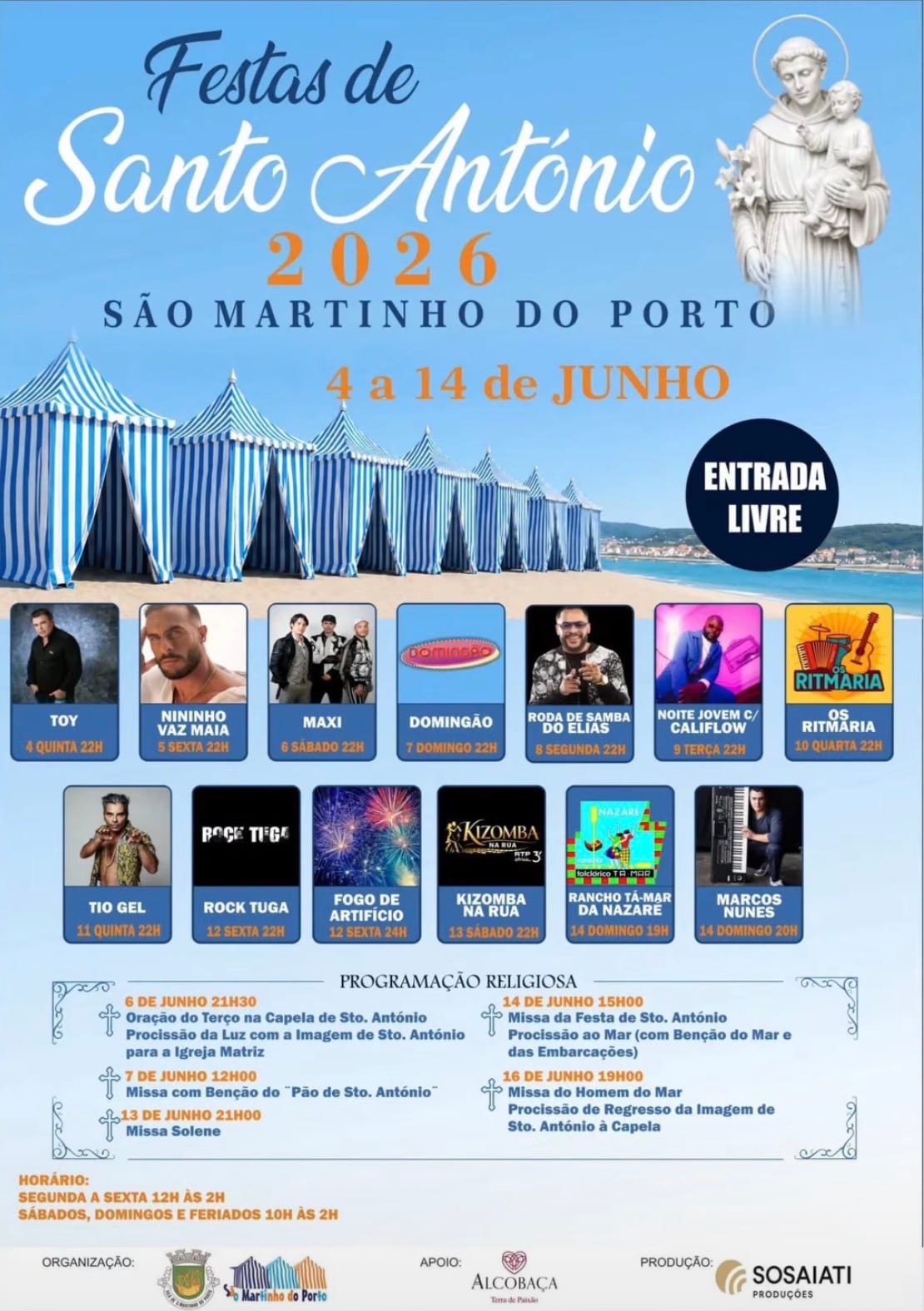 Cartaz de Festas de Santo António