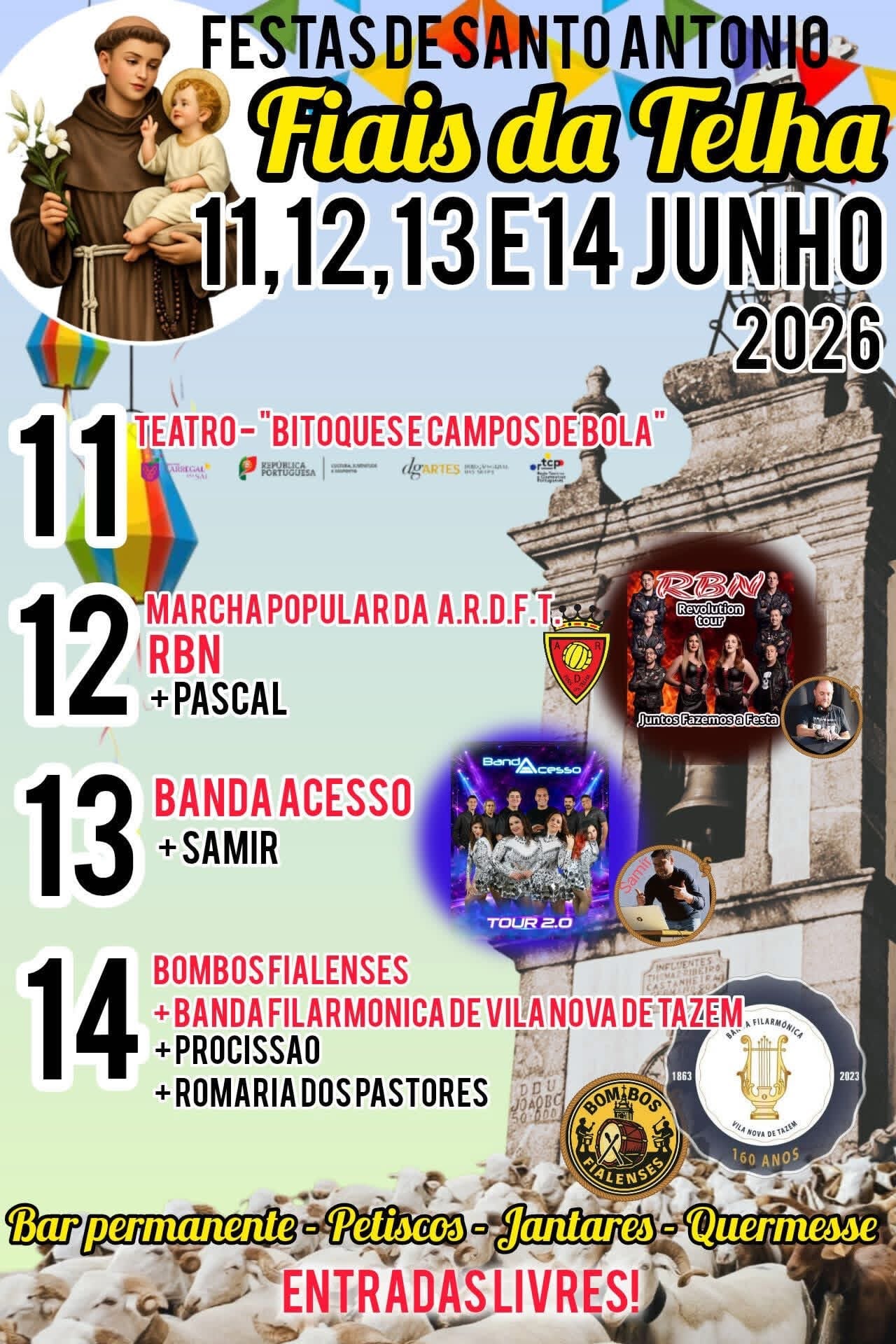 Cartaz de Festas de Santo António
