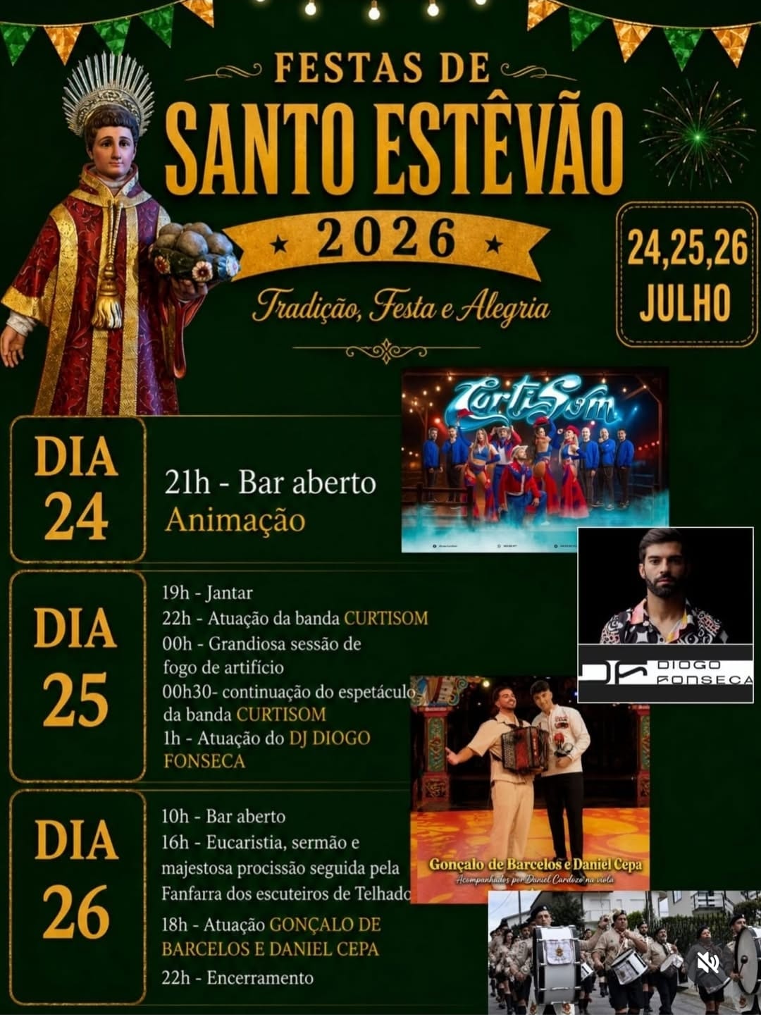 Cartaz de Festas de Santo Estêvão