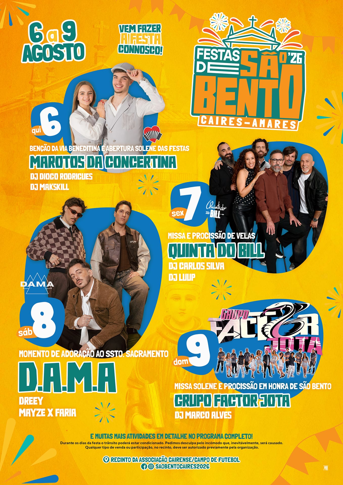 Cartaz de Festas de São Bento