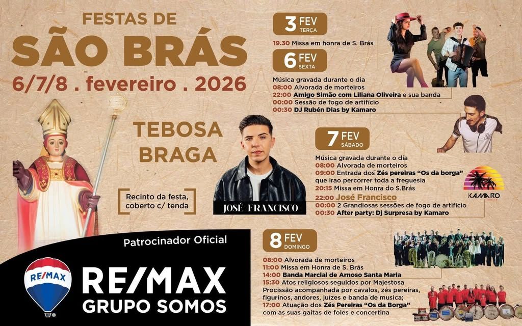 Cartaz de Festas de São Brás