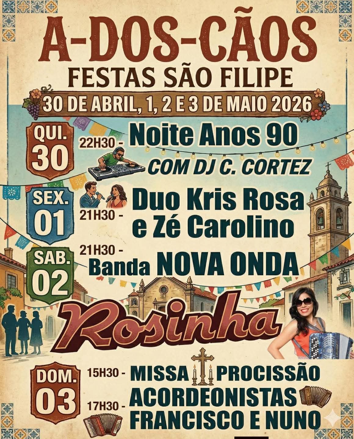 Cartaz de Festas de São Filipe