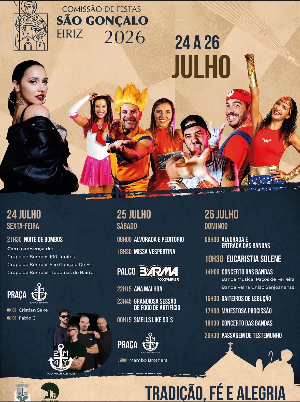 Cartaz de Festas de São Gonçalo