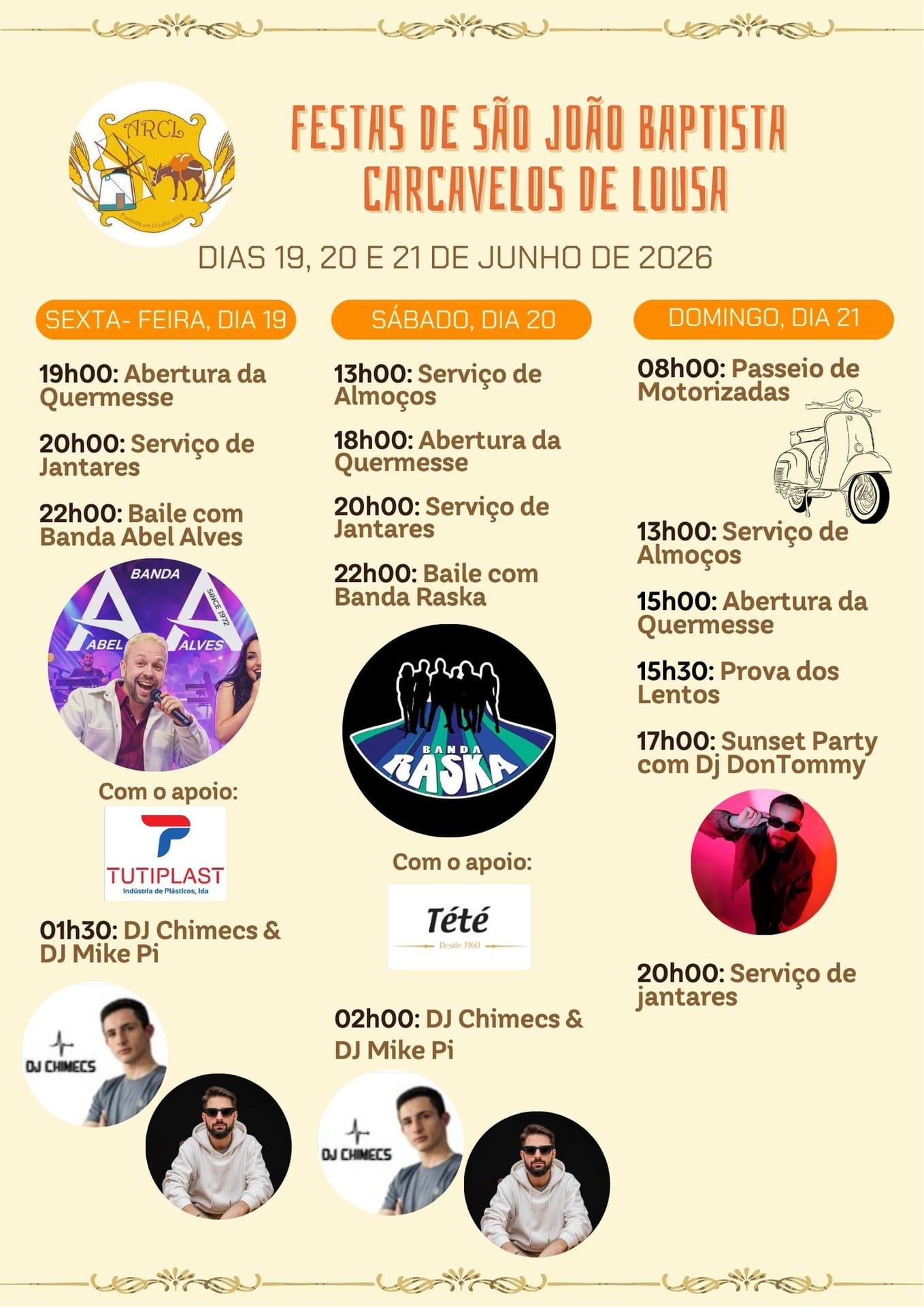 Cartaz de Festas de São João Baptista