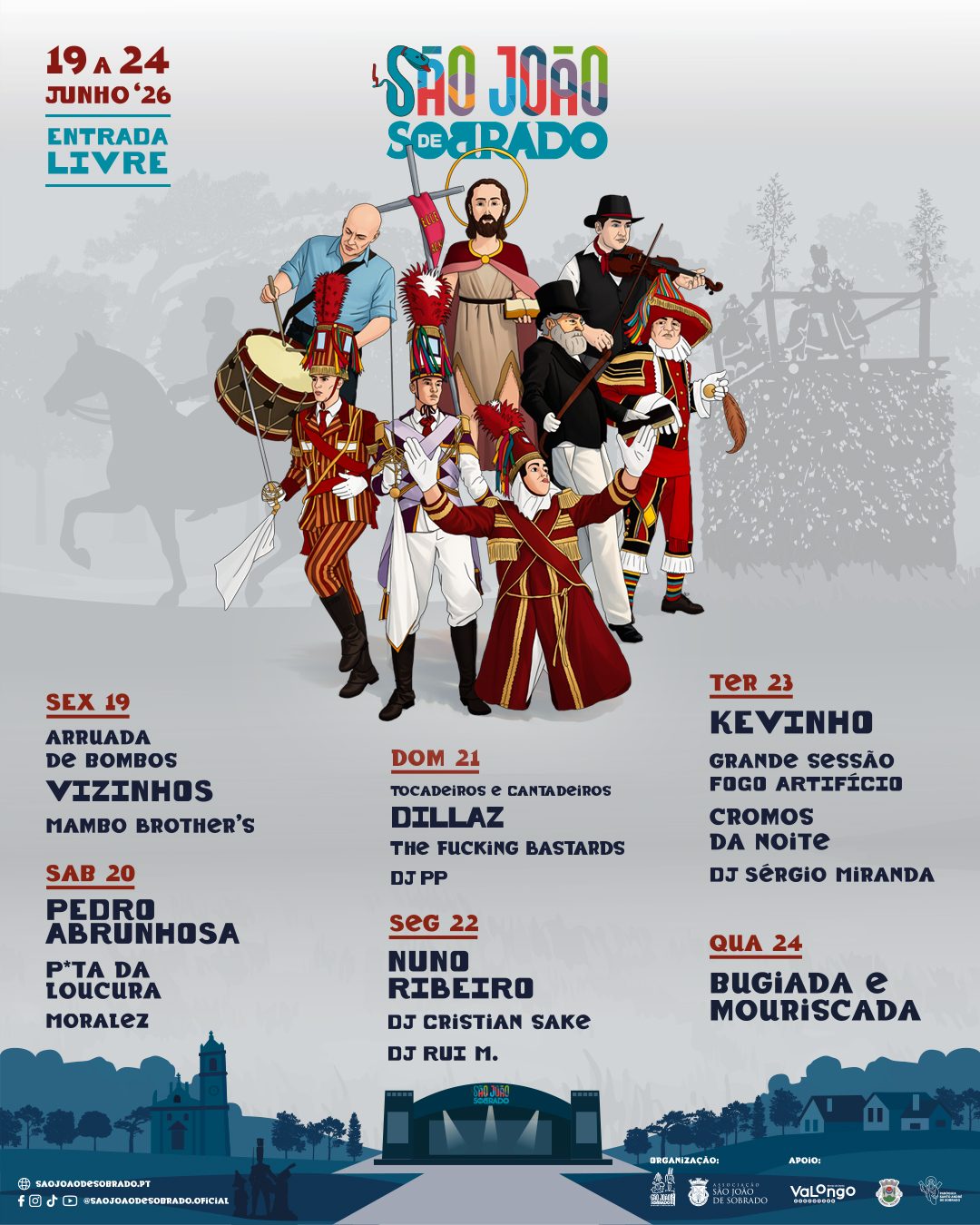 Cartaz de Festas de São João de Sobrado