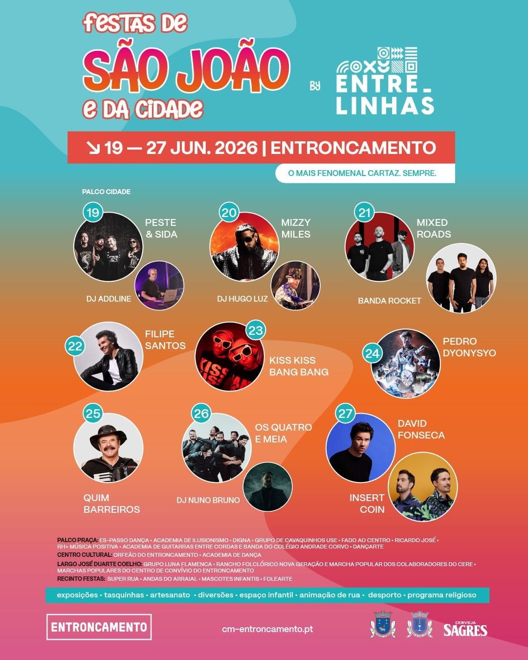Cartaz de Festas de São João e da Cidade