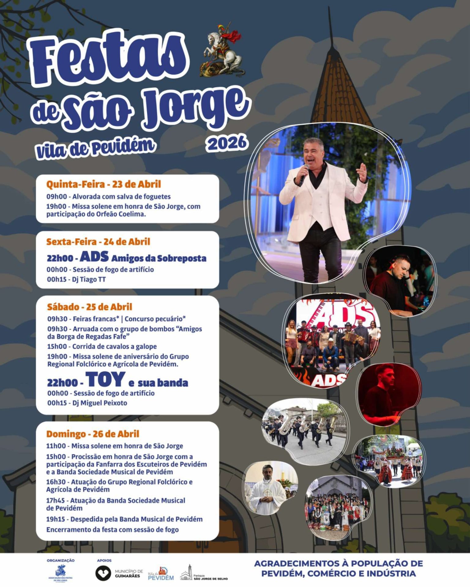Cartaz de Festas de São Jorge