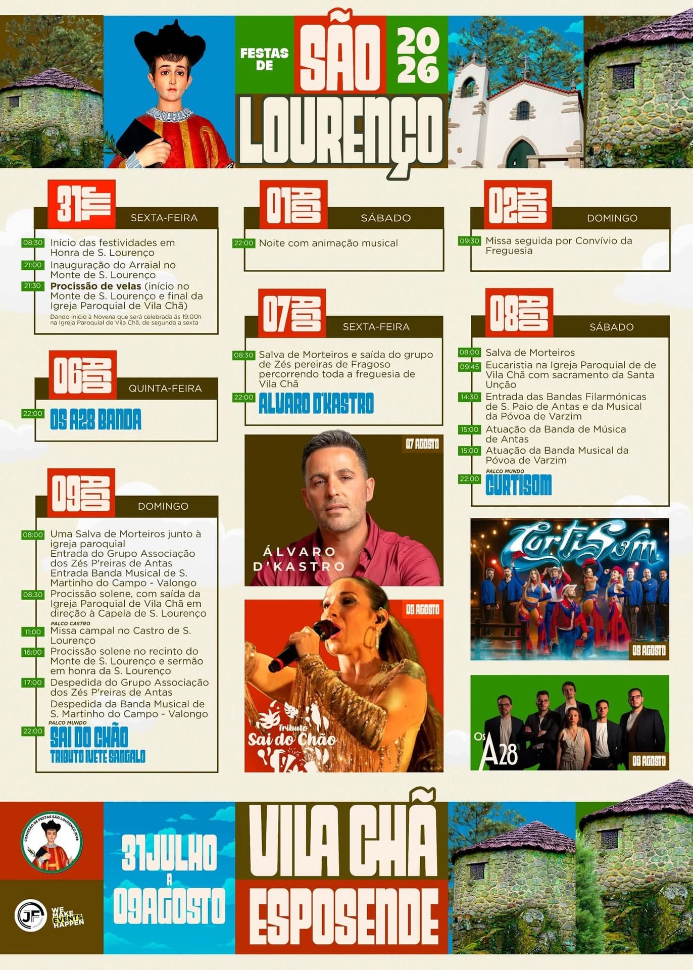 Cartaz de Festas de São Lourenço