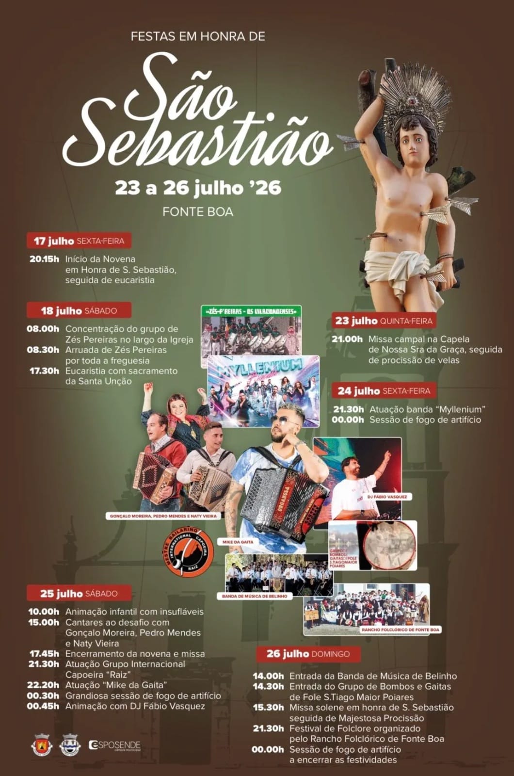 Cartaz de Festas de São Sebastião